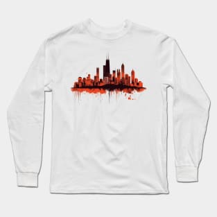 Chicago Skyline Long Sleeve T-Shirt